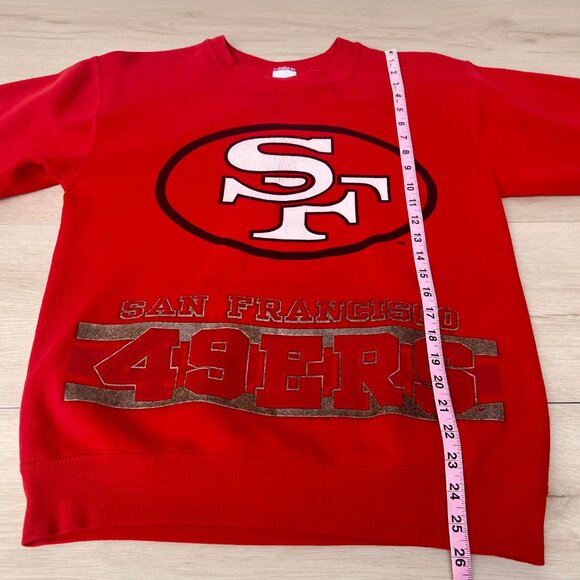 Vintage 90's San Francisco 49ers Front/Back Graphic Salem Crewneck UNISEX /M's M - Picture 5 of 15